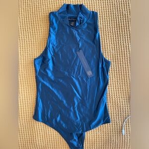 House of Harlow satin bodysuit